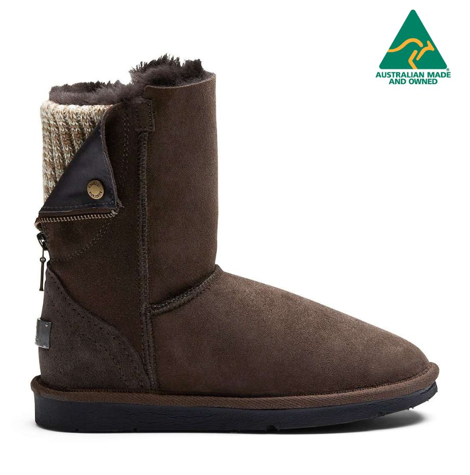 Moto Sheepskin Boot - Koalabi Boots