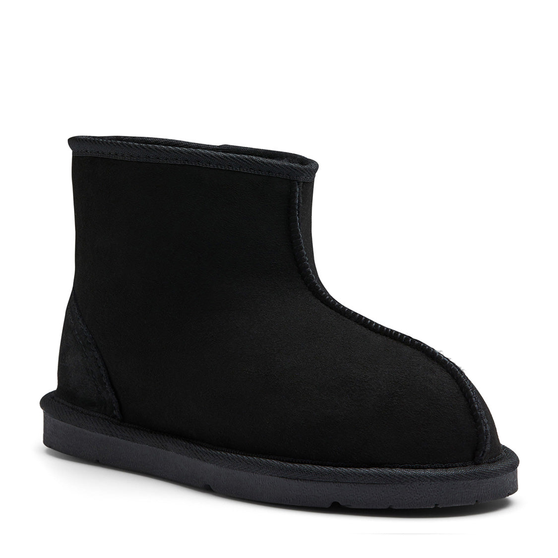 Ankle Sheepskin Boot - Black