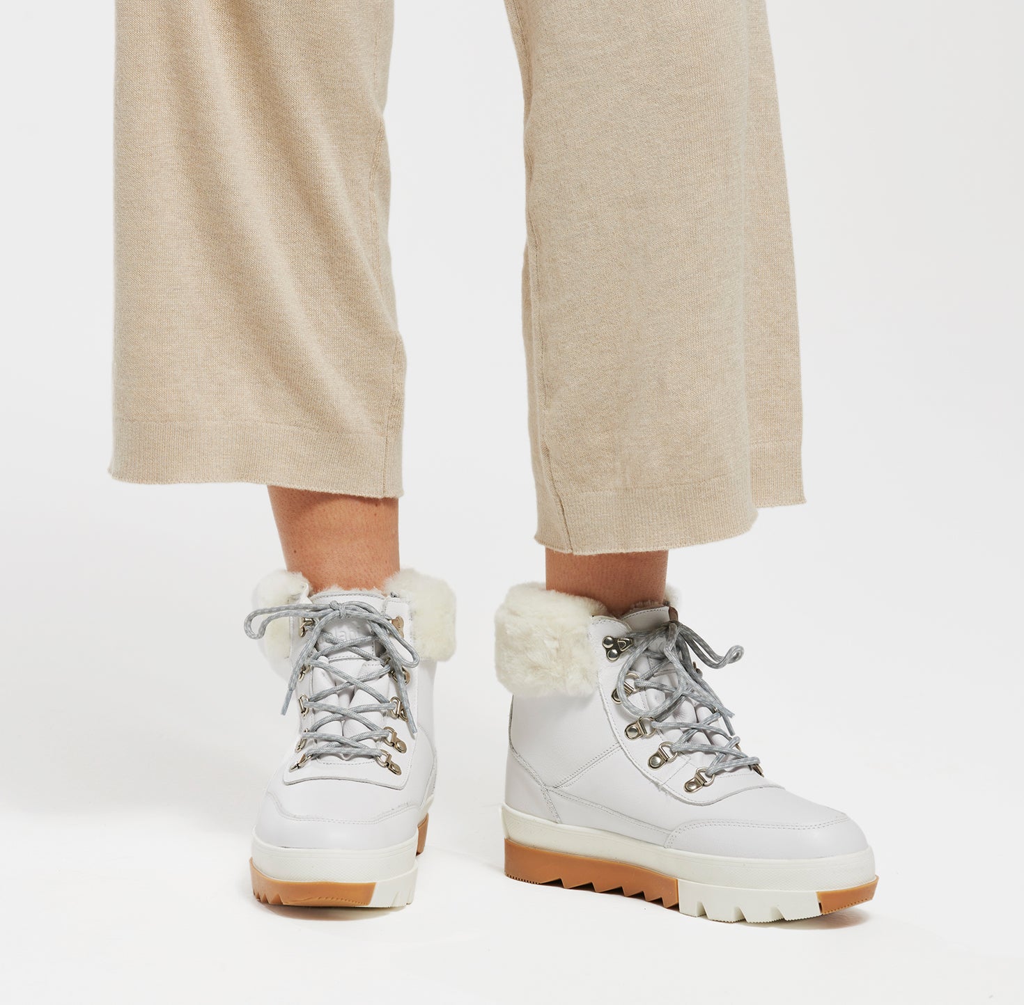 Aria Boots - White Front
