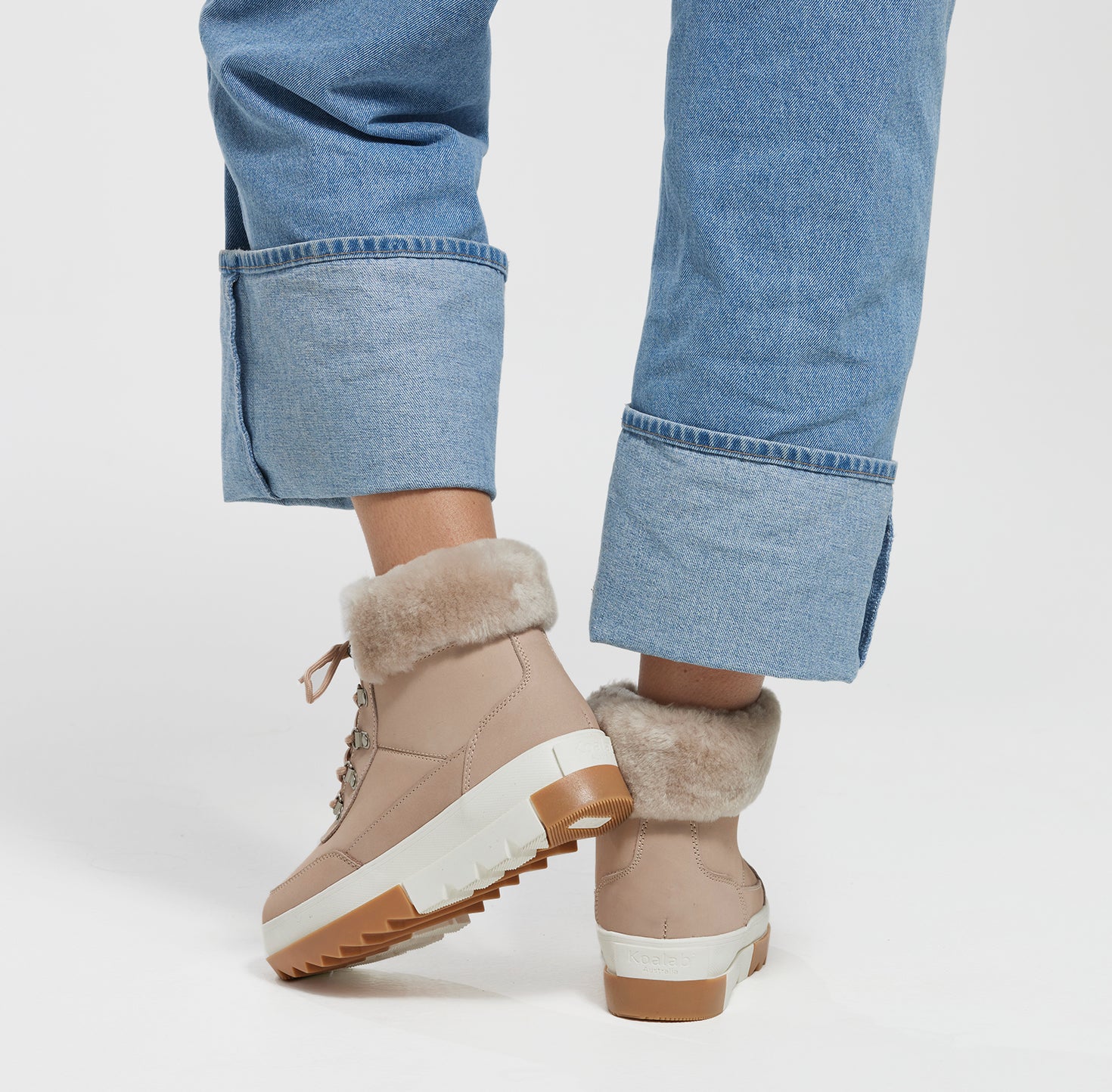 Aria Boots - Pink Back