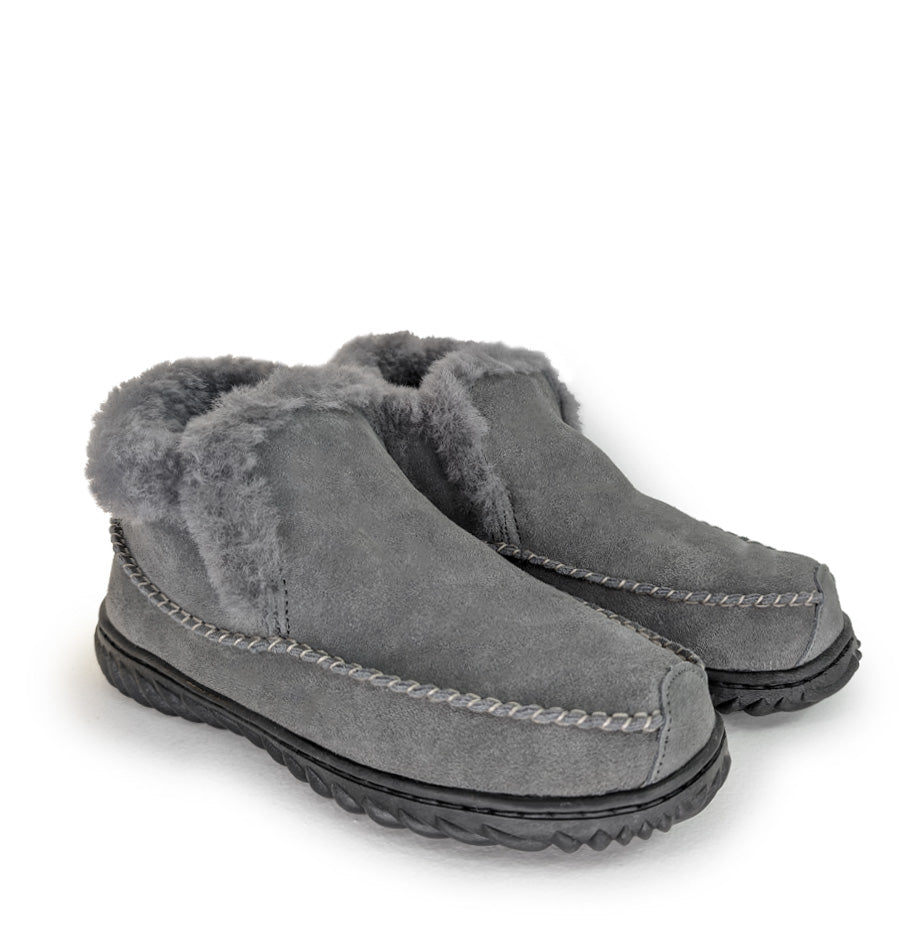 Cabin Men's Sheepskin Slipper - GOULDENGREYPAIR