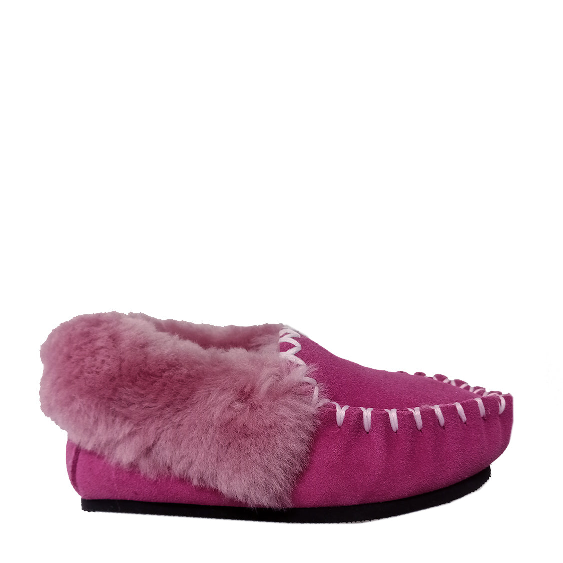 Traditional Sheepskin Moccasin Sheepskin Boots - KIDSMOCCRASPBERRY