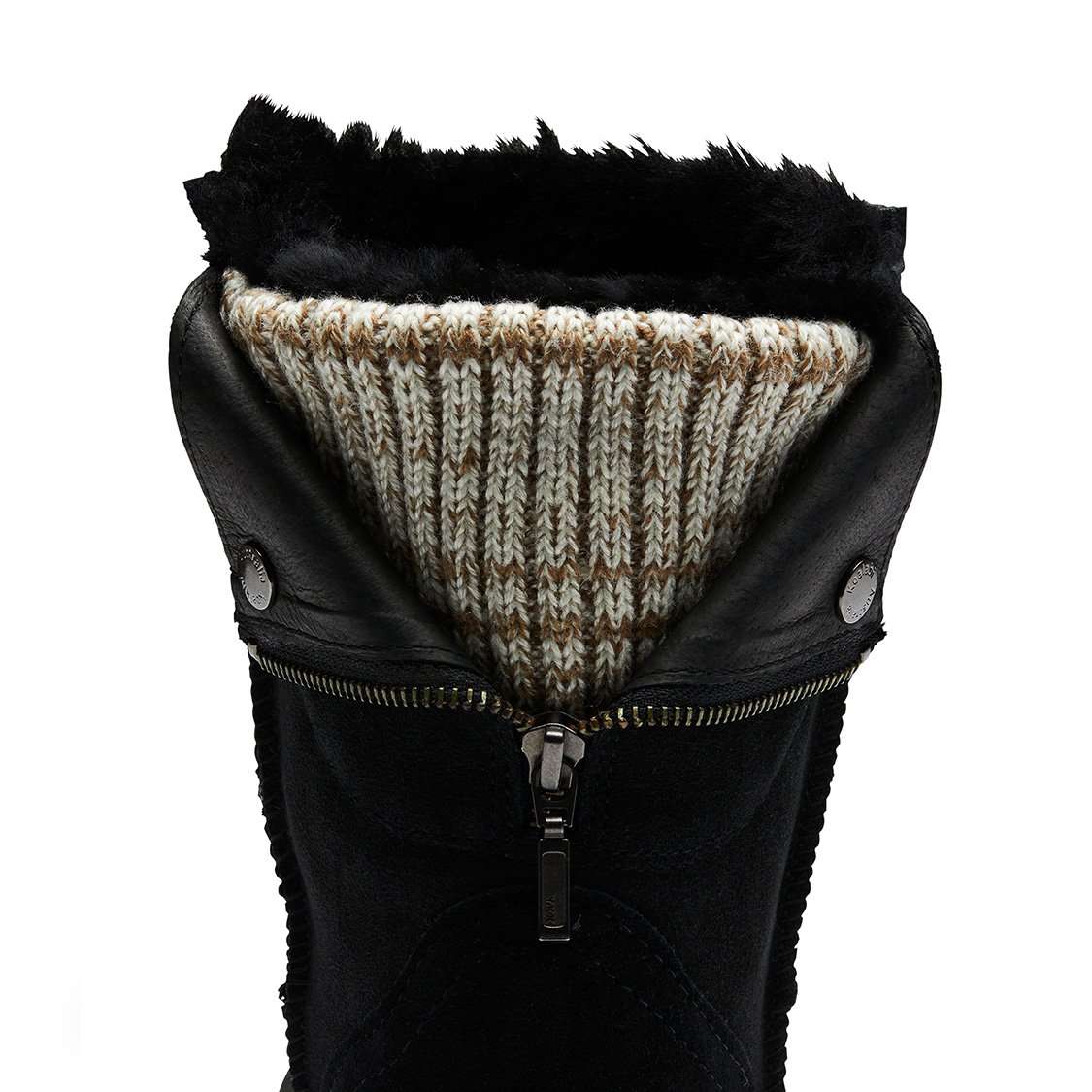Moto Sheepskin Boot - MOTOBLACKBACK