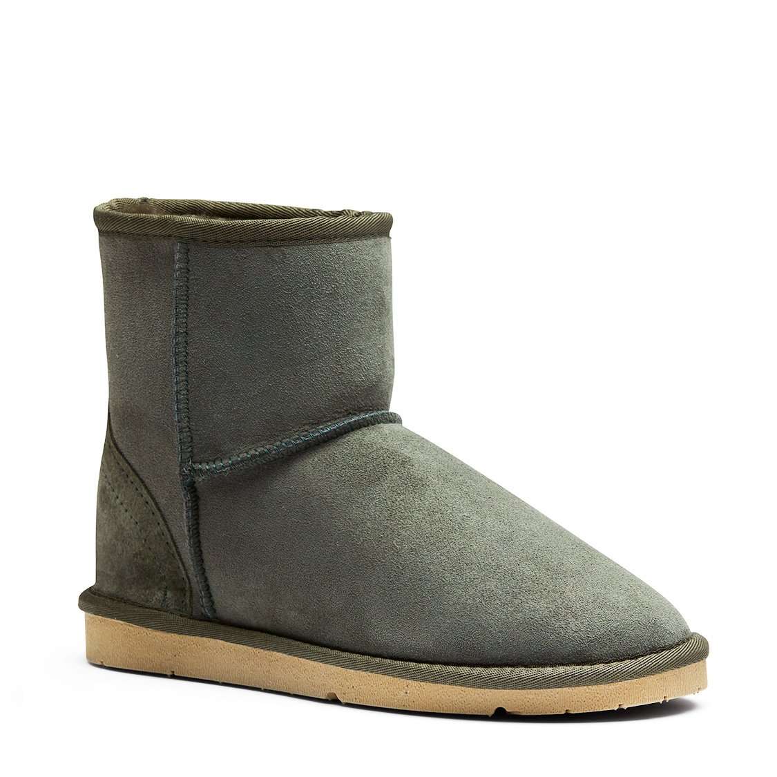 Ultra Short Sheepskin Boots - ULTRASHORTKHAKI3Q