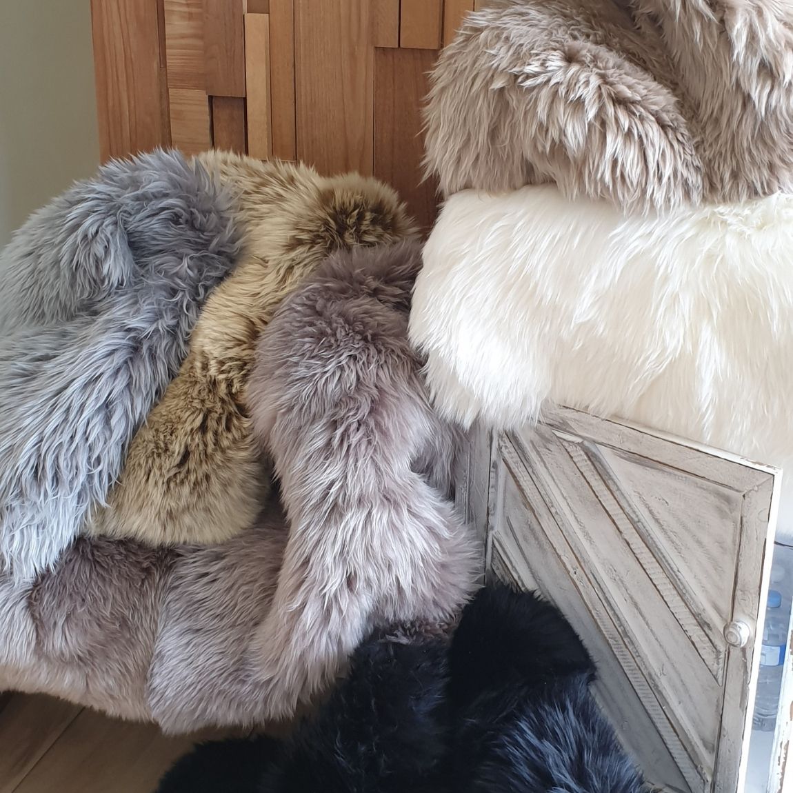 Quad Long Wool Sheepskin Rug - Koalabi Australia