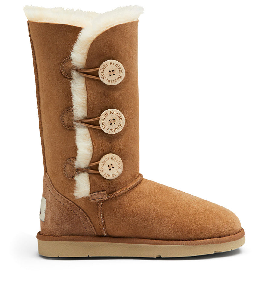 Triple Button- Online Exclusive - koalabitriplebuttonchestnut