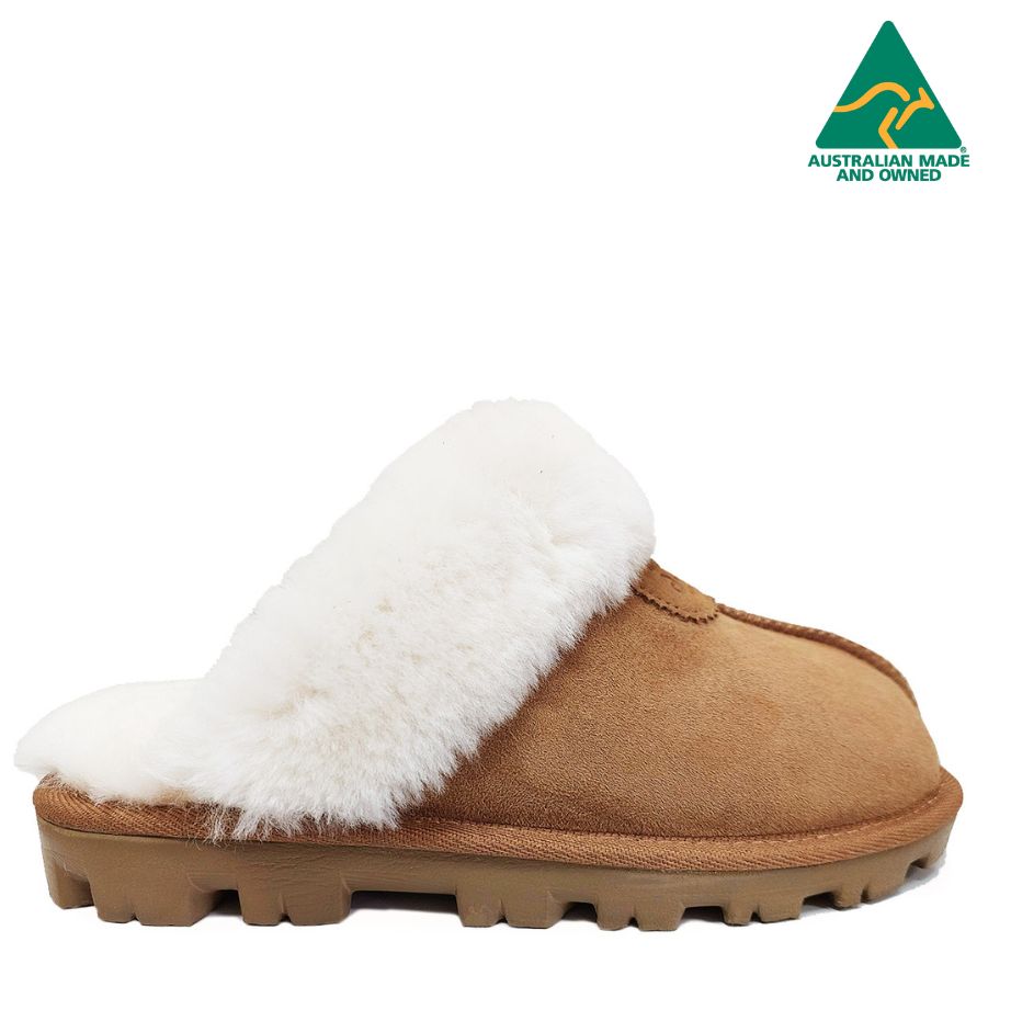 Charlotte Sheepskin Scuff - Koalabi Australia
