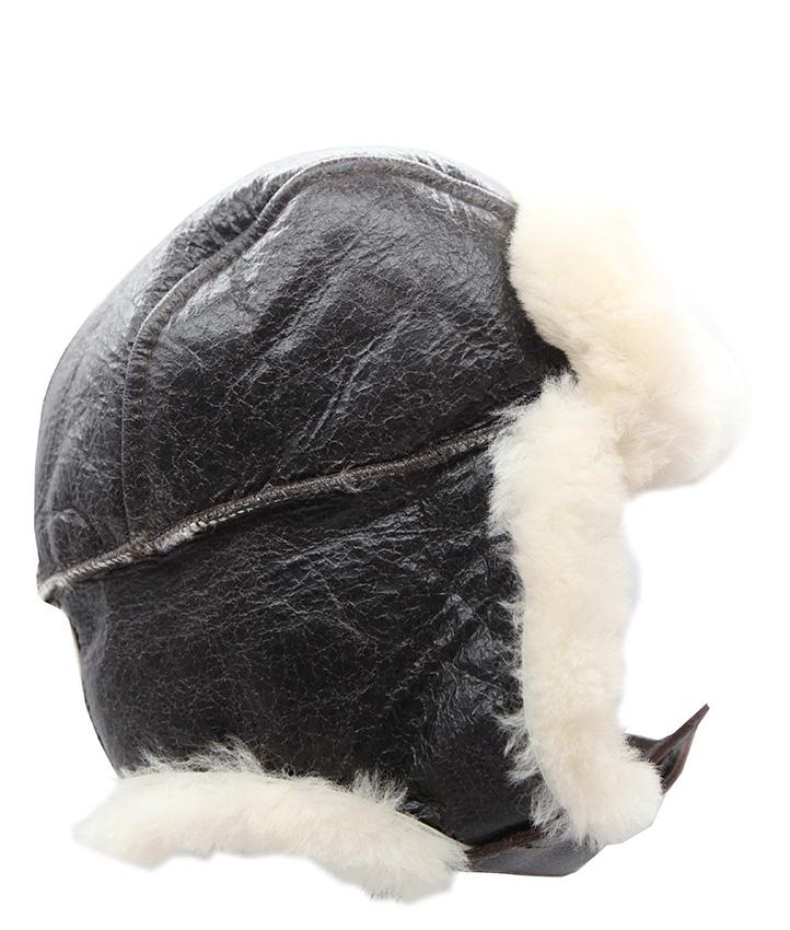 Nappa Sheepskin Bomber Hat - Koalabi Australia - Bomber-Hat-Nappa-Chocolate