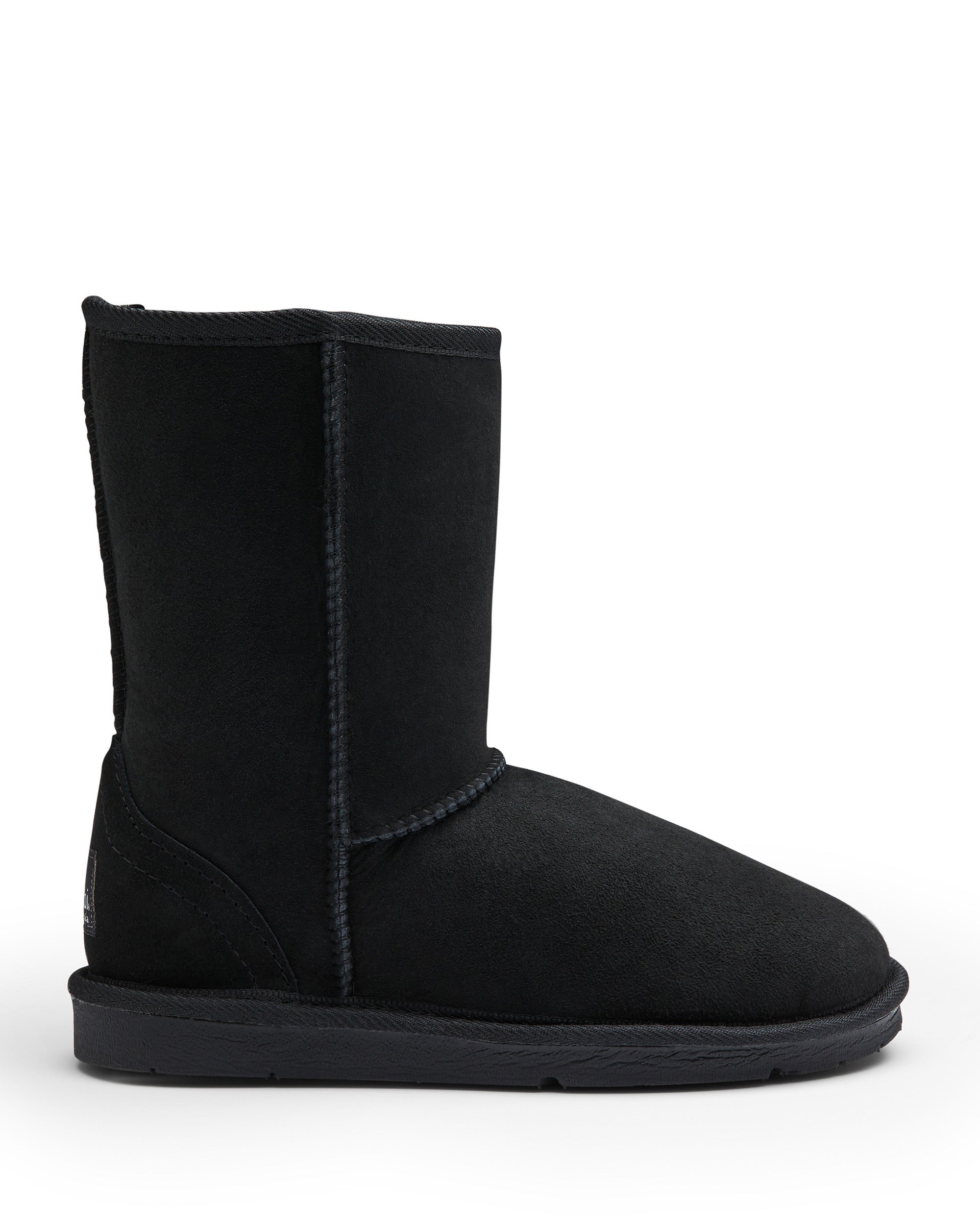 Classic Short Sheepskin Boot - Natural- CLASSICSHORT_BLACK