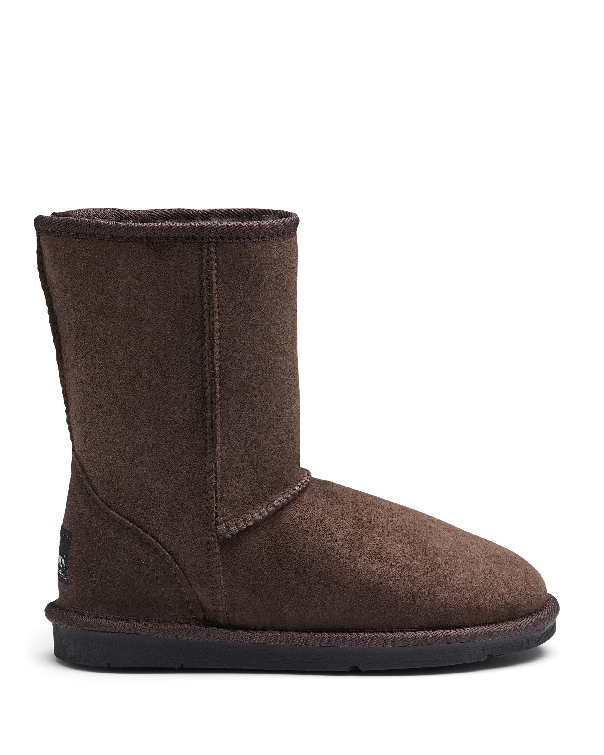 Classic Short Sheepskin Boot - Natural- CLASSICSHORT_CHOCOLATE