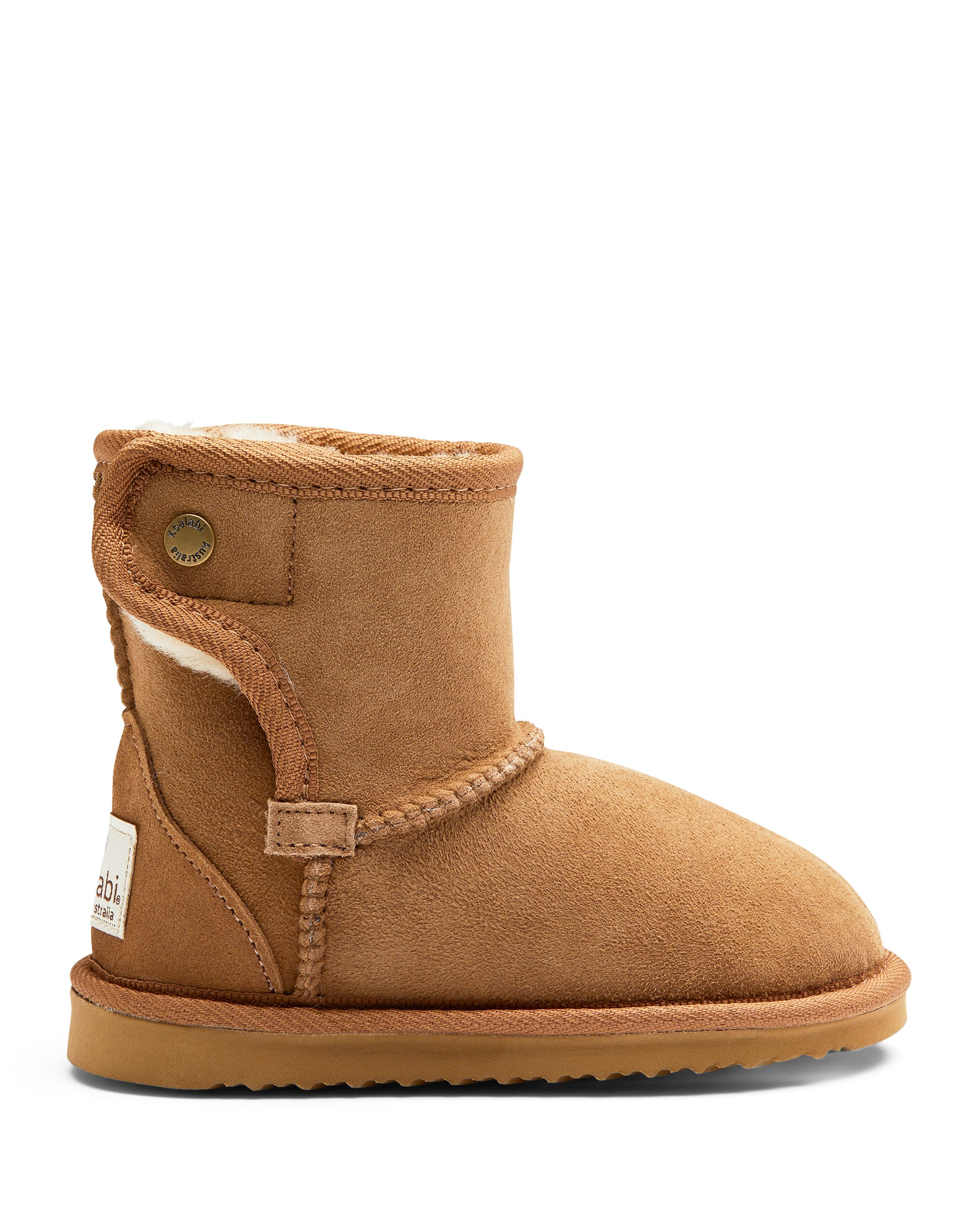Sam Kids sheepskin boots- SAM_CHESTNUT_SIDE_VIEW