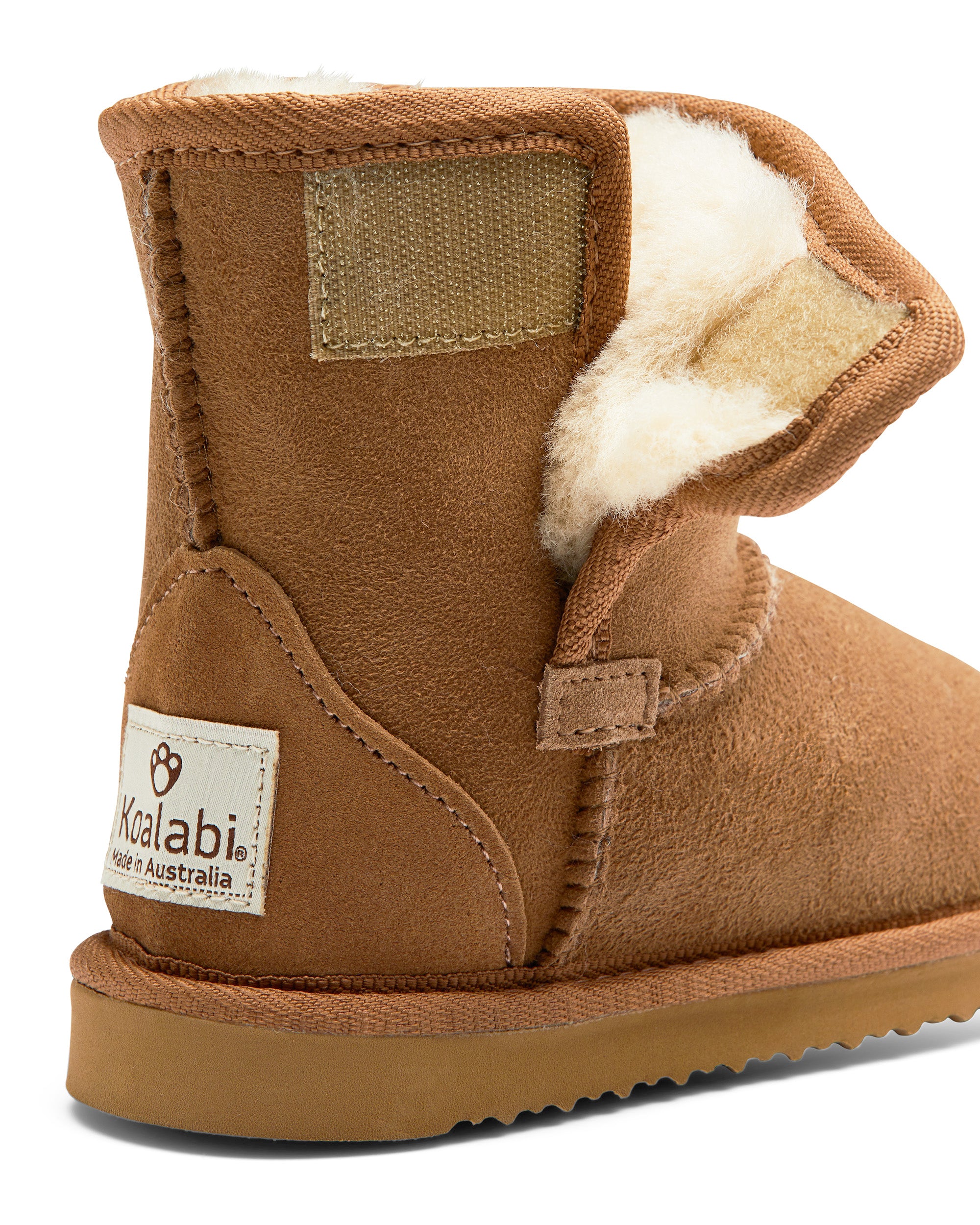Sam Kids sheepskin boots - SAM_CHESTNUT_VIEW-BACK