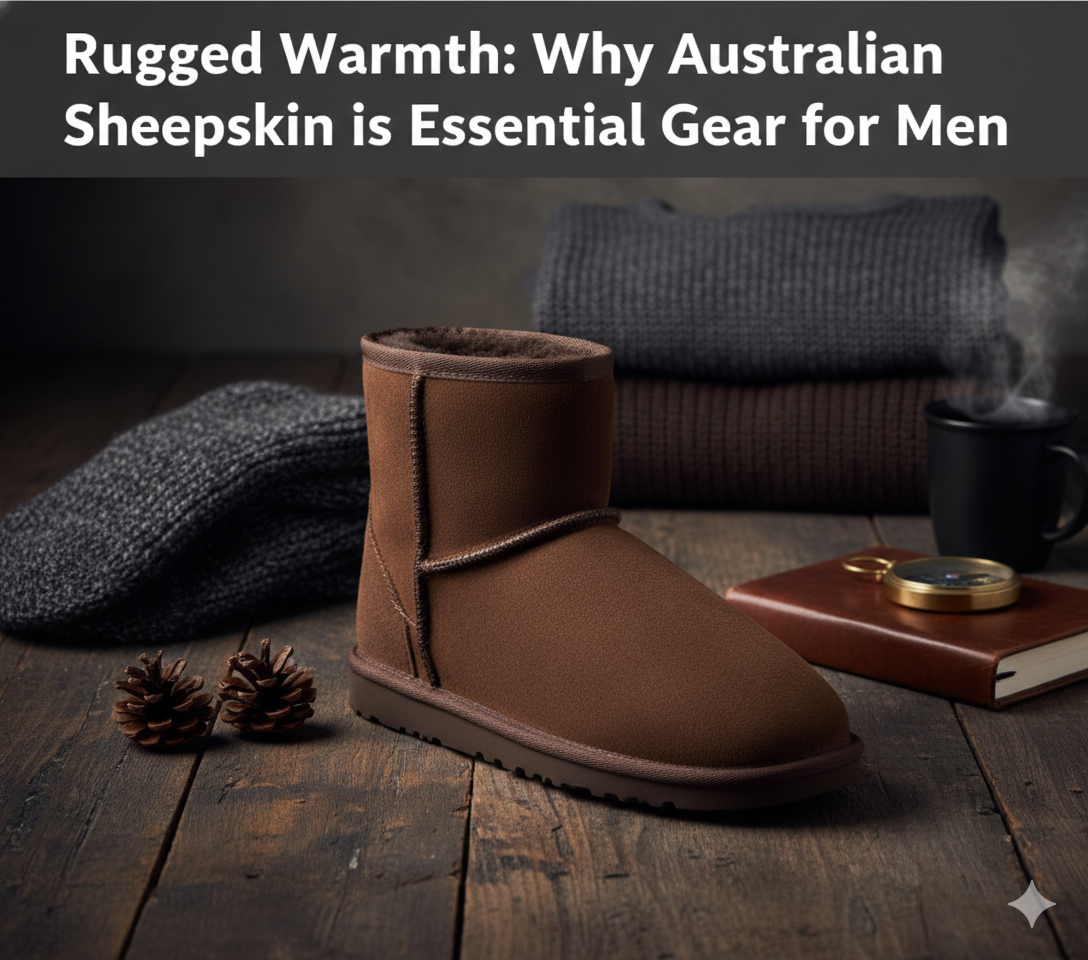 Rugged Warmth: Why Australian Sheepskin is Essential Gear for Men