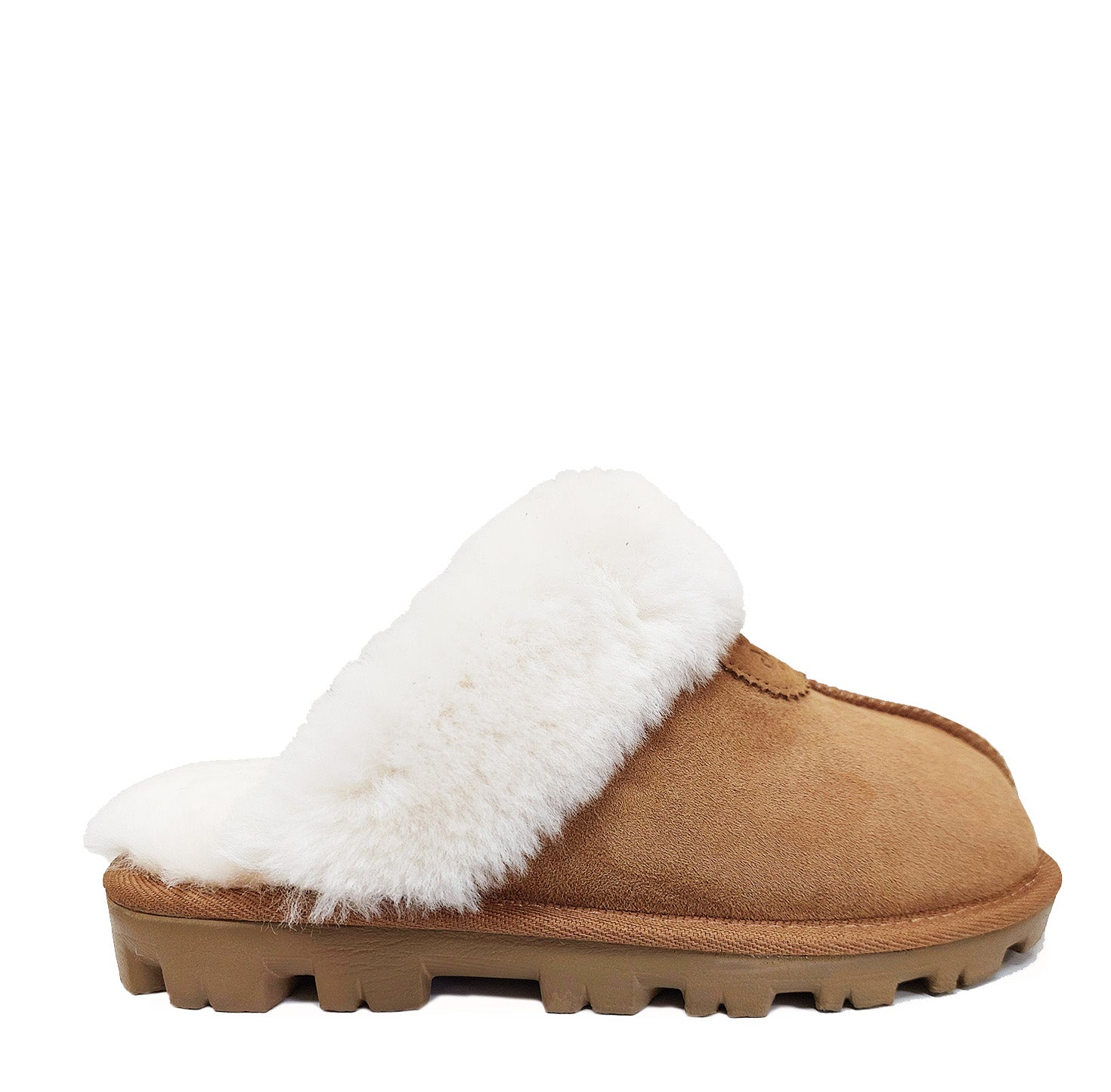 Charlotte Sheepskin Scuff - Koalabi Australia - CHARLOTTEsheepskinscuffSIDE