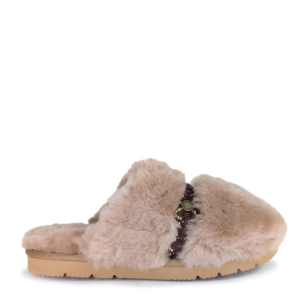 Darling Braid ladies Scuff - DARLINGLATTE