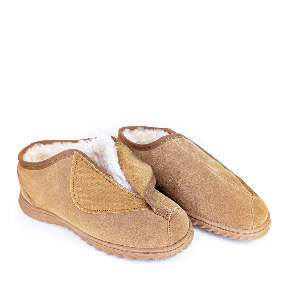Fred Velcro Slipper - FREDCHESTNUTPAIR