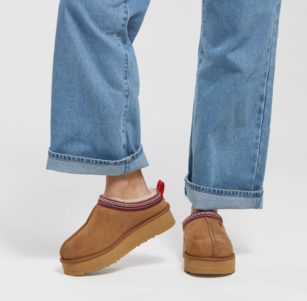 Jasper Platform Boots - JASPERFRONTCHESTNUTREDECOMKOALABI