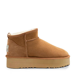 Joey Platform Boot - KOALABIJOEYPLATFORMCHESTNUT4CM