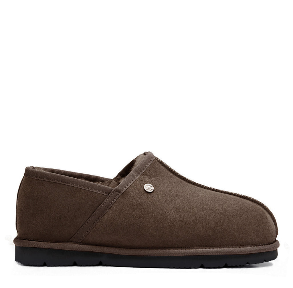 Noosa Sheepskin Slipper - NOOSASIDECHOCOLATENEW