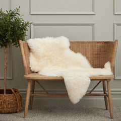 Large - Single Long Wool Sheepskin Rug - Koalabi Australia
