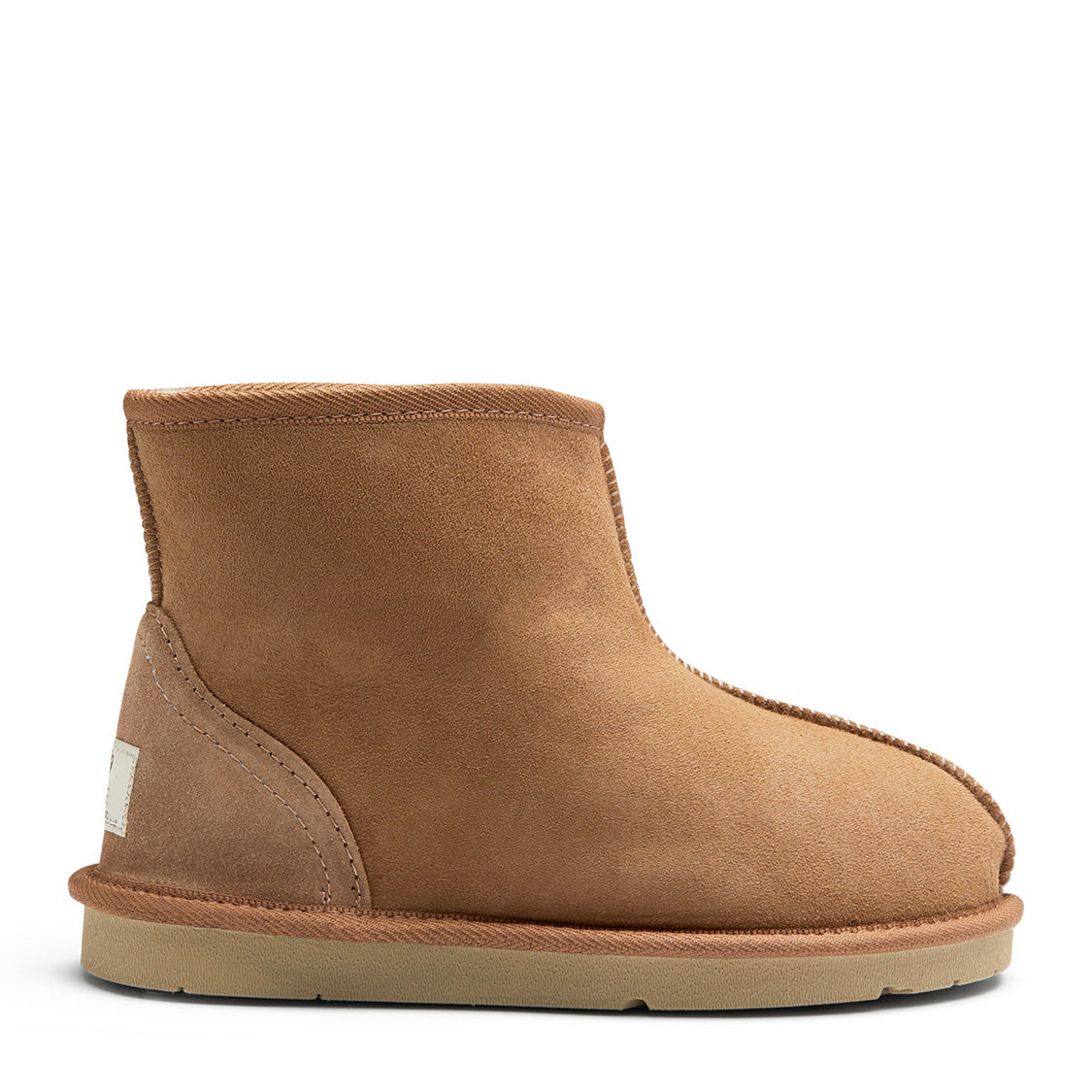 Ankle Sheepskin Boot - ANKLEBOOTCHESTNUTSIDE