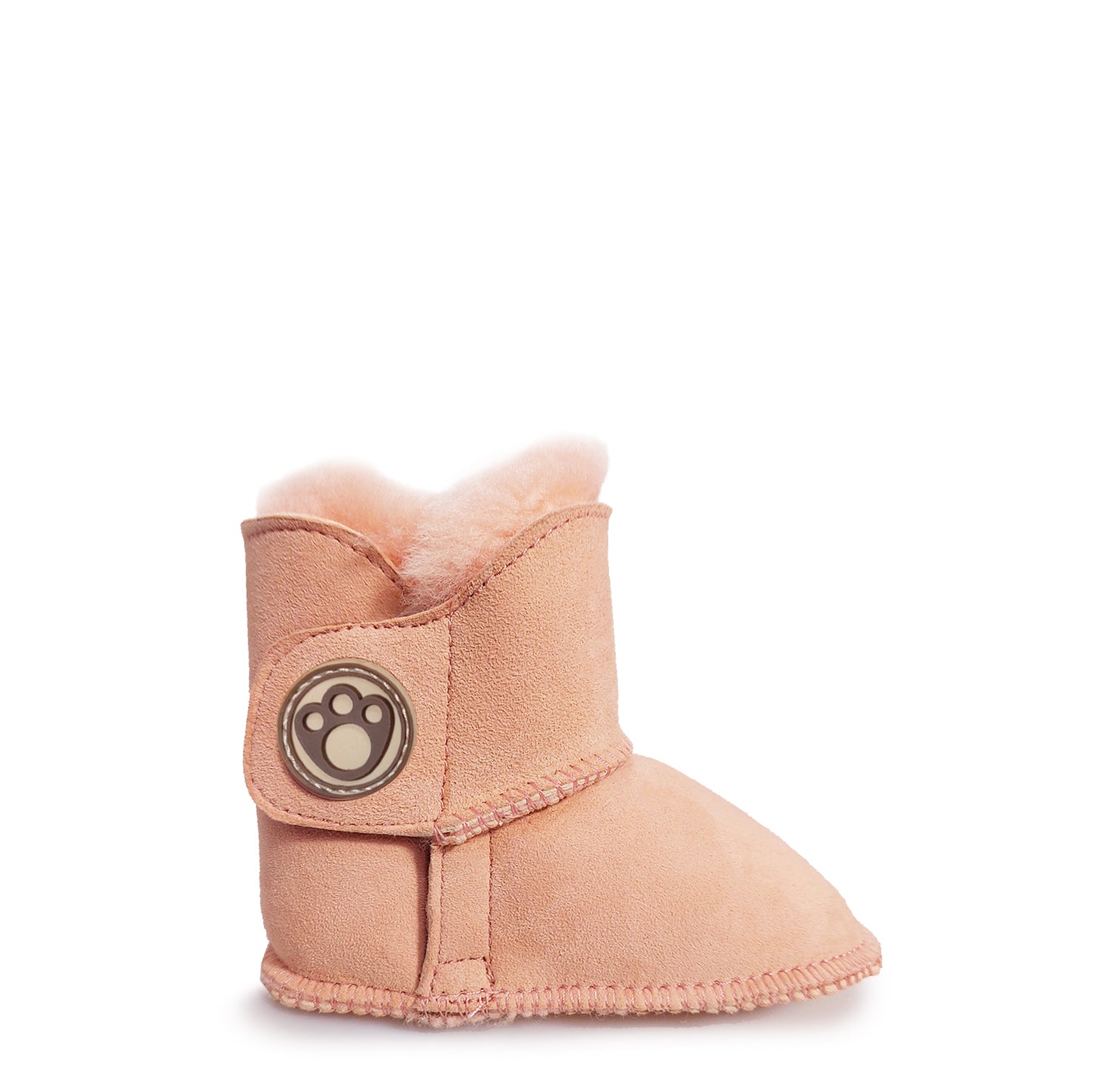 Baby Sheepskin Bootie - APRICOT