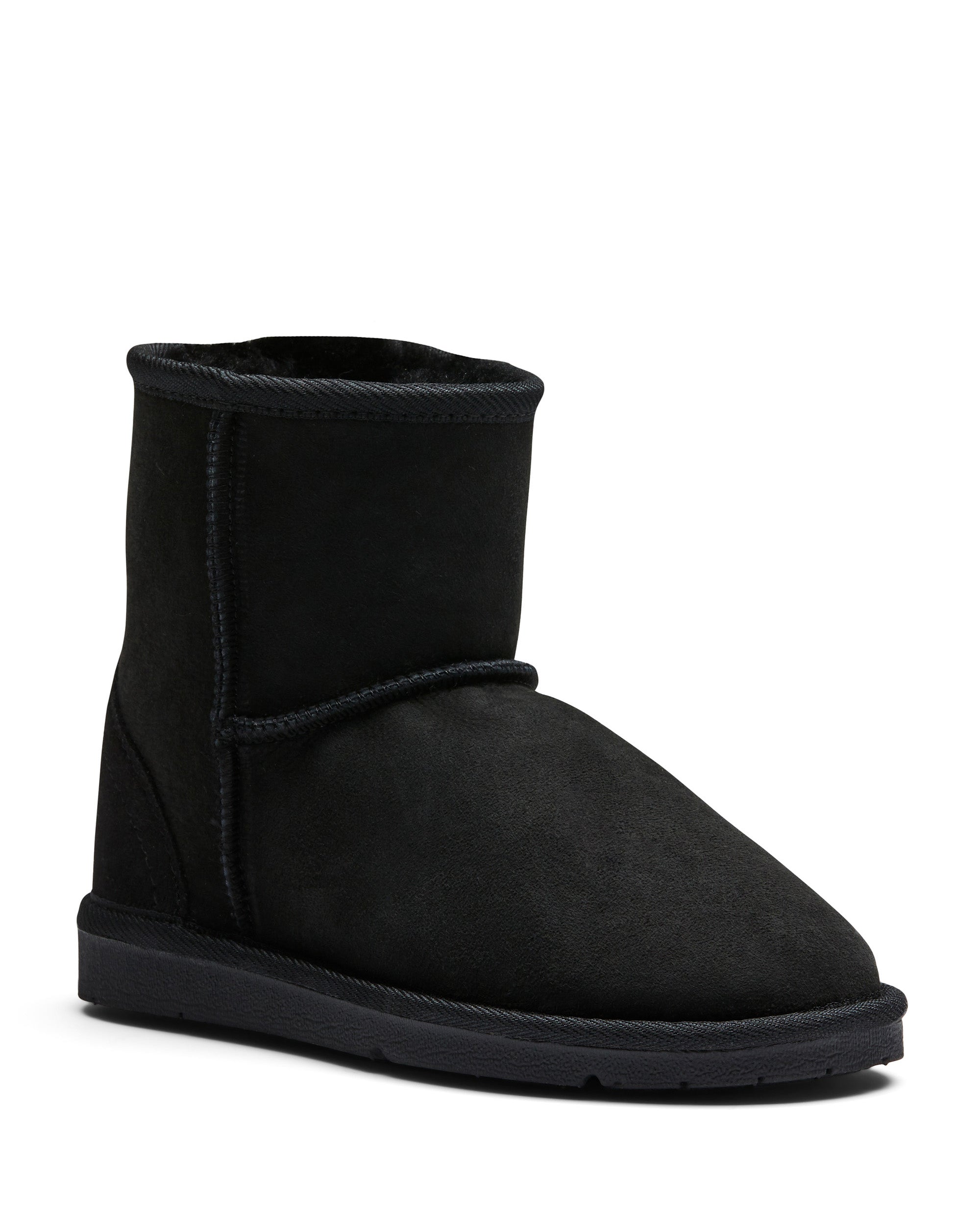 Ultra Short Sheepskin Boots - CLASSICULTRASHORT_BLACK_SIDE