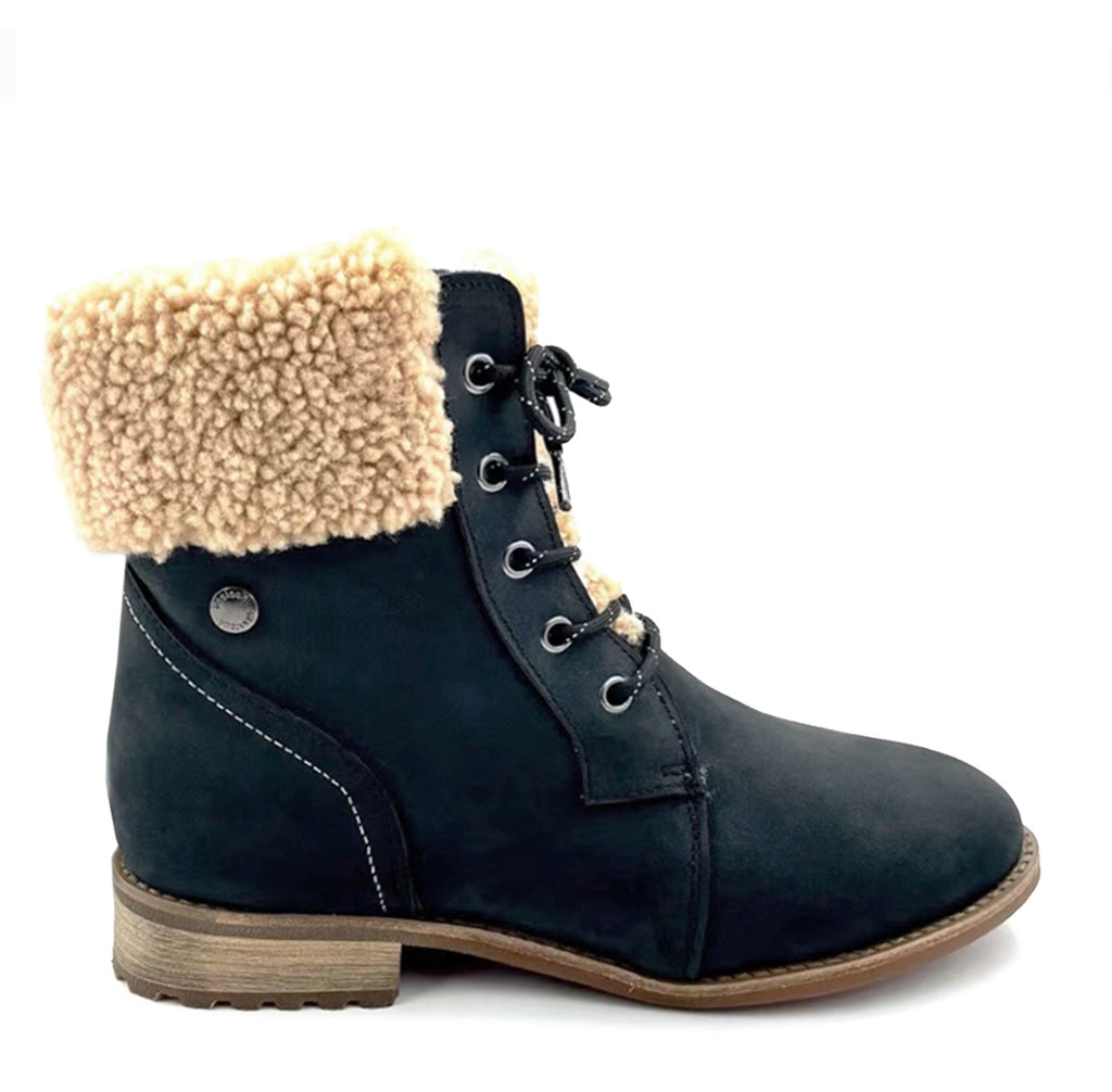 Nora Curly Wool Stylish Women s Winter Boots Koalabi Australia