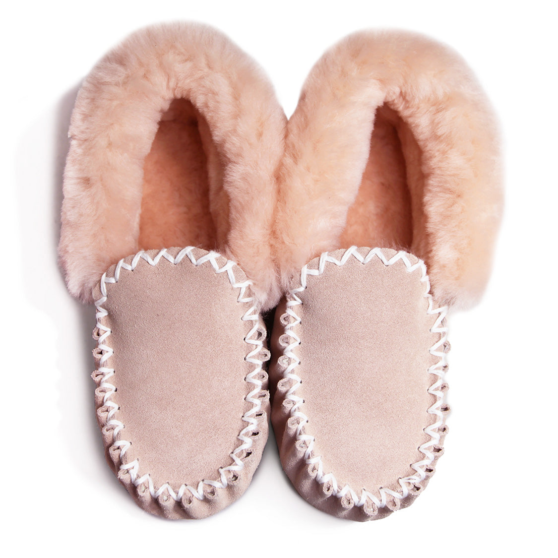 Classic sheepskin moccasin slipper
