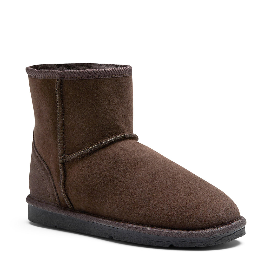 Ultra Short Sheepskin Boots - ULTRASHORTCHOC3Q